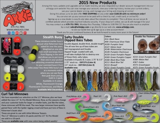 Arkie Lures Rattle Band Bass Jig, Color Missouri Craw, Size 3/8 oz.